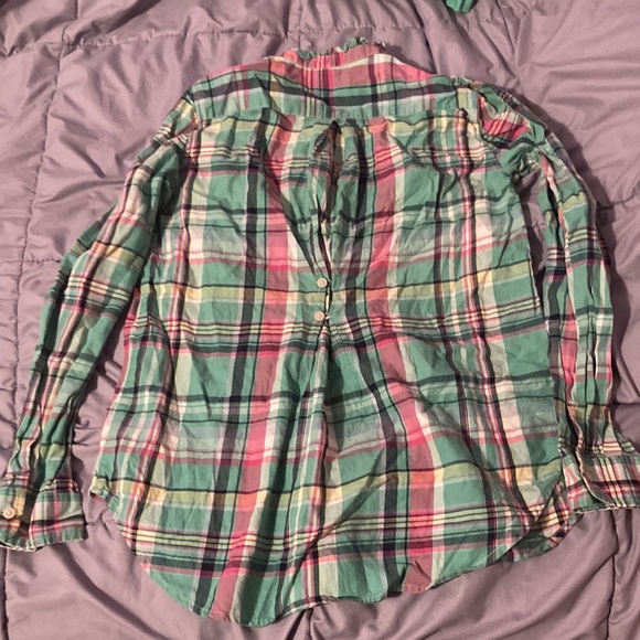 Ralph Lauren plaid button down - Picture 3 of 4